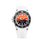 Bobroff Montre Sport Automatique, Caoutchouc Blanc, Étanche 100ATM