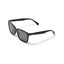 Guess Lunettes de soleil résine marron, verres verts, style moderne