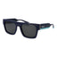 Polaroid Lunettes Soleil Bleues, Plastique, Polarisées Unisexe