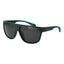 Polaroid Lunettes Solaires Vert Bicolore, Plastique, Polarisées