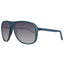 Lunettes de soleil Guess bleues en plastique pour homme, verres gris, mesures 59/14/135 mm.