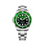 Bobroff Montre Sport Automatique 42mm,Cadran Vert Dégradé, Bracelet Acier Inox Argenté - Apparel & Accessories > Jewelry > Watches from Bobroff