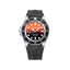 Bobroff Montre Sport Automatique Bracelet Caoutchouc Noir 42mm Orange Dial Verre Saphir Acier Inoxydable Tabarca - Apparel & Accessories > Jewelry > Watches from Bobroff