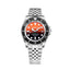 Bobroff Montre Habillée Automatique Acier Inox Argenté Cadran Orange 42 Mm Verre Saphir 100 ATM - Apparel & Accessories > Jewelry > Watches from Bobroff