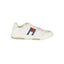 Tommy Hilfiger Baskets Homme En Cuir Blanc Avec Logo Signature Et Détails Contrastés - Apparel & Accessories > Shoes > Sneakers from Tommy Hilfiger