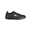 Tommy Hilfiger Baskets Hommes Noires Polyéthylène Imprimé Semelle Amovible Lacets Traditionnels - Apparel & Accessories > Shoes > Sneakers from Tommy Hilfiger