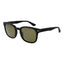 Lunettes de soleil Serengeti en acétate noir, verres minéraux polarisés, monture 52-22-145.