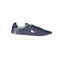 Tommy Hilfiger Baskets Cuir Bleu, Design Premium, Semelle Amovible
