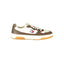 Tommy Hilfiger Baskets Cuir Blanc, Détails Marron, Logo Iconique