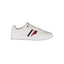 Tommy Hilfiger Baskets Cuir Blanc, Logo Iconique, Semelle Amovible