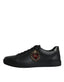 Dolce & Gabbana Baskets Homme London Sacred Heart Noires Avec Clous - Apparel & Accessories > Shoes > Sneakers from Dolce & Gabbana