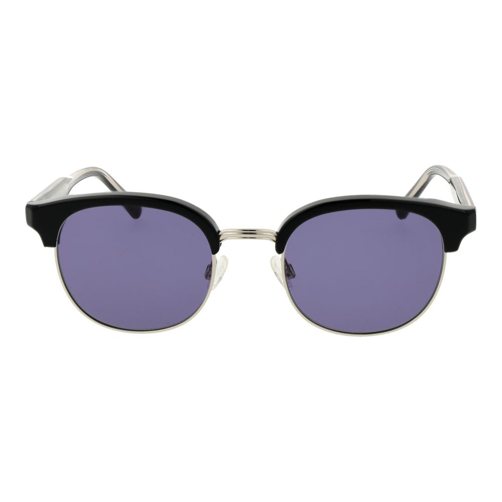 Replay Lunettes Métal Noir, Monture Pleine, Style Moderne