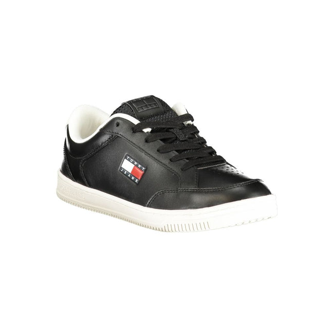 Tommy Hilfiger Baskets Noires, Polyuréthane, Détails Contrastés - Tommy Hilfiger | Hollys Men
