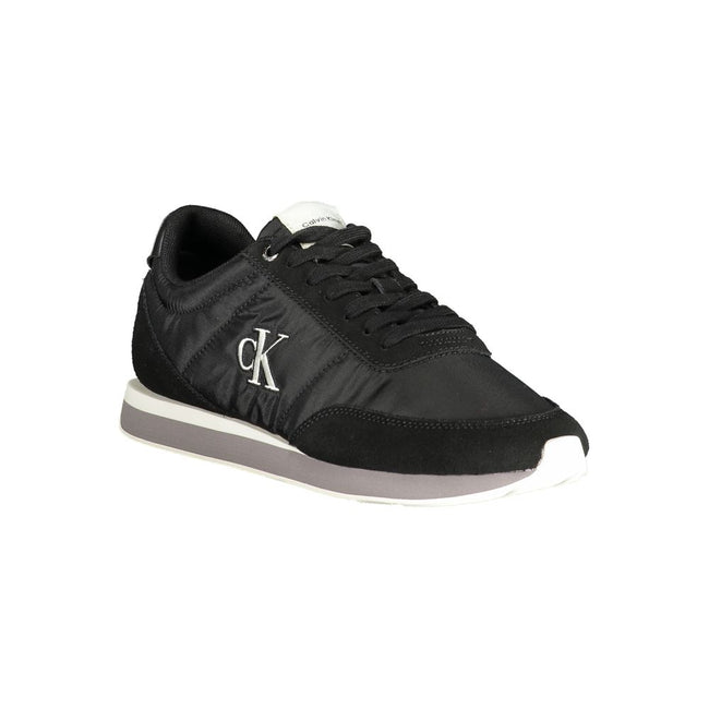 Calvin Klein Baskets Noir, Polyester Recyclé, Logo Brodé - Calvin Klein | Hollys Men