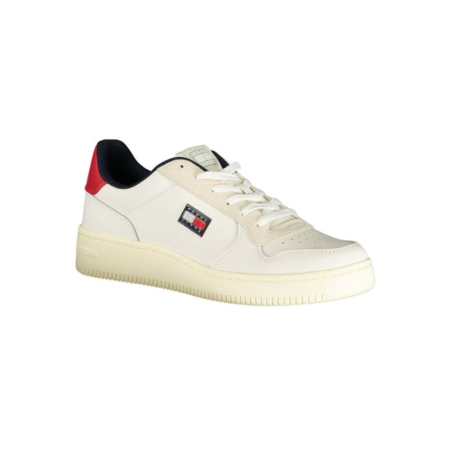 Tommy Hilfiger Baskets blanches, détails rouges, semelle amovible - Tommy Hilfiger | Hollys Men