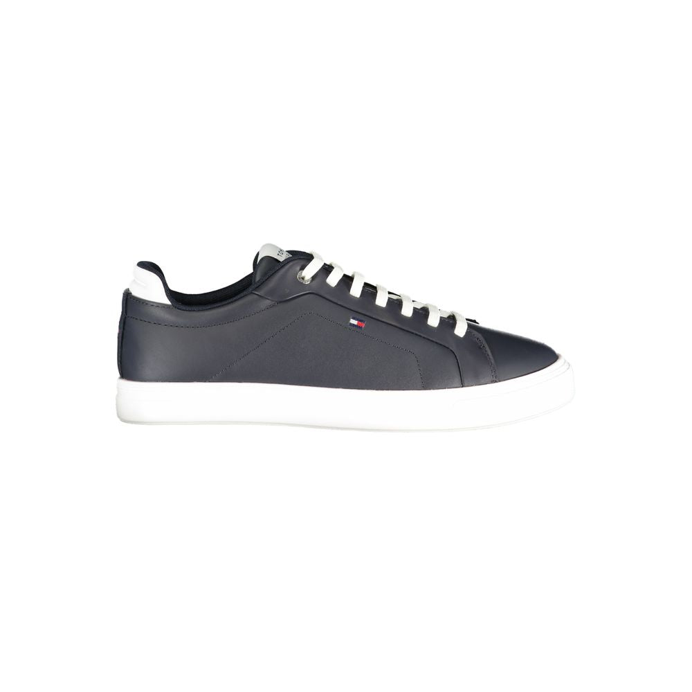 Tommy Hilfiger Baskets Bleues, Détails Blancs, Semelle Amovible