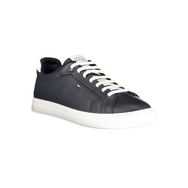Tommy Hilfiger Baskets Bleues, Détails Blancs, Semelle Amovible - Tommy Hilfiger | Hollys Men