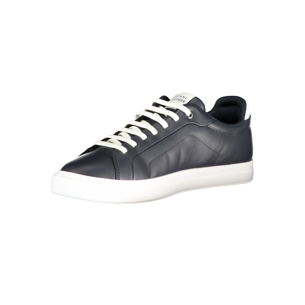 Tommy Hilfiger Baskets Bleues, Détails Blancs, Semelle Amovible