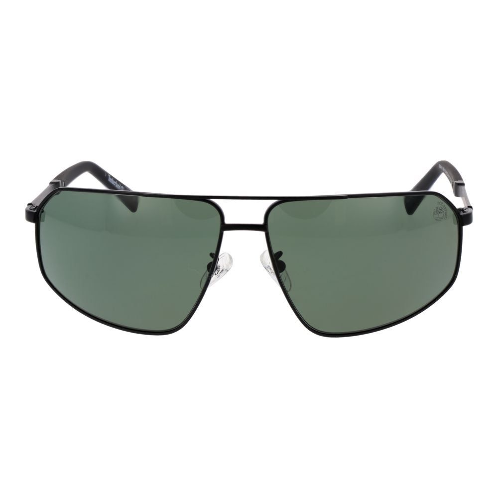 Timberland Lunette Aviateur Noire, Métal, Verres Polarisés