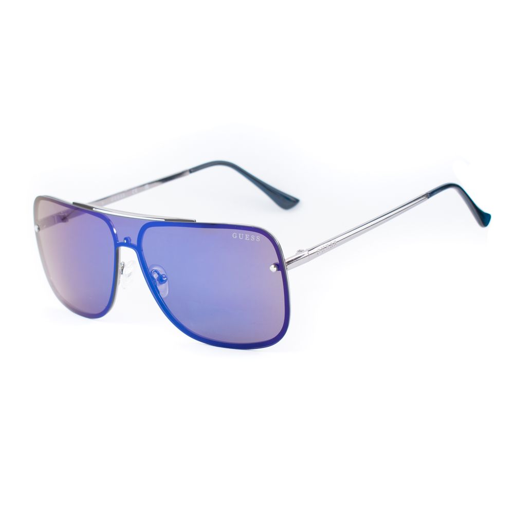 Guess Lunettes Soleil Métal Gris, Protection UV, Style Moderne