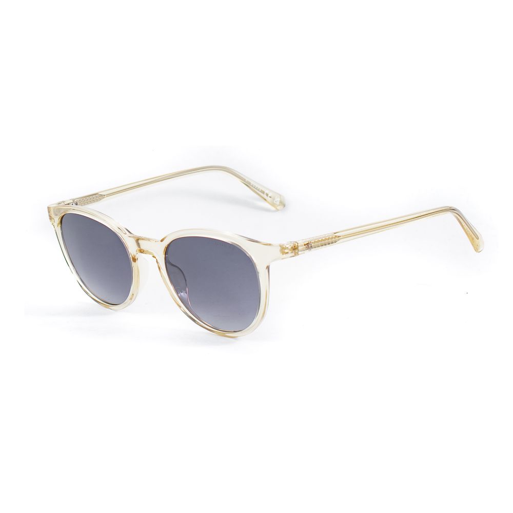 Guess Lunettes Bicolores Résine Jaune, Verres Verts, Style Moderne
