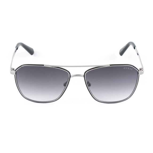 Guess Lunettes de Soleil Métal Noir, Verres Gris, Protection UV - Guess | Hollys Men