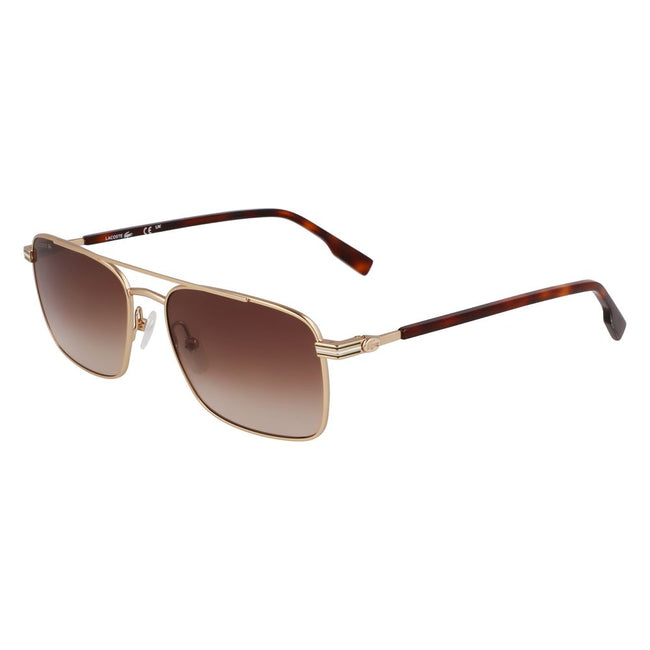 Lacoste Lunette métal doré, verres bruns, protection UV - Lacoste | Hollys Men