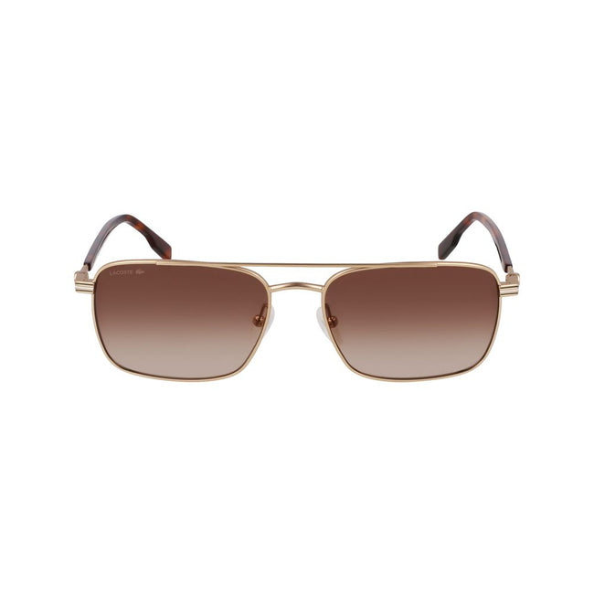 Lacoste Lunette métal doré, verres bruns, protection UV - Lacoste | Hollys Men