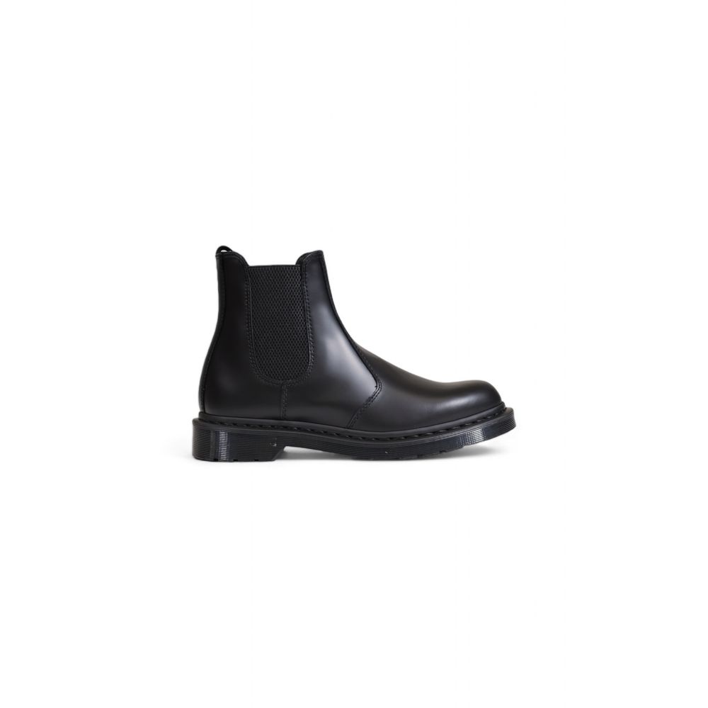 Dr. Martens Bottines Chelsea, Cuir Noir, Semelle Caoutchouc
