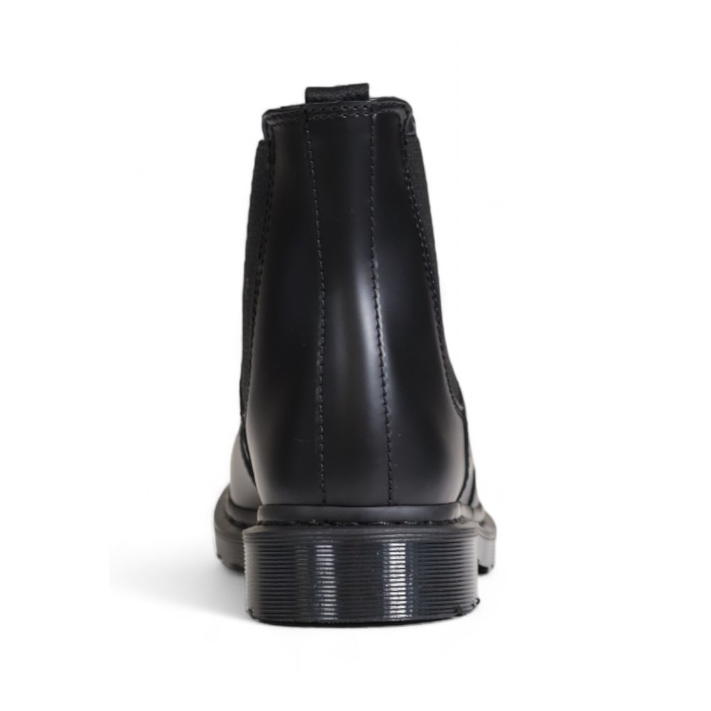 Dr. Martens Bottines Chelsea, Cuir Noir, Semelle Caoutchouc