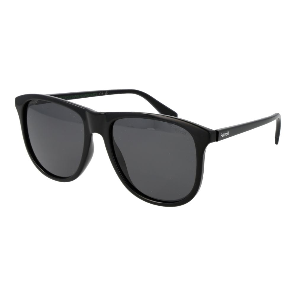 Polaroid Lunettes Soleil Noires, Polycarbonate, Polarisées Homme