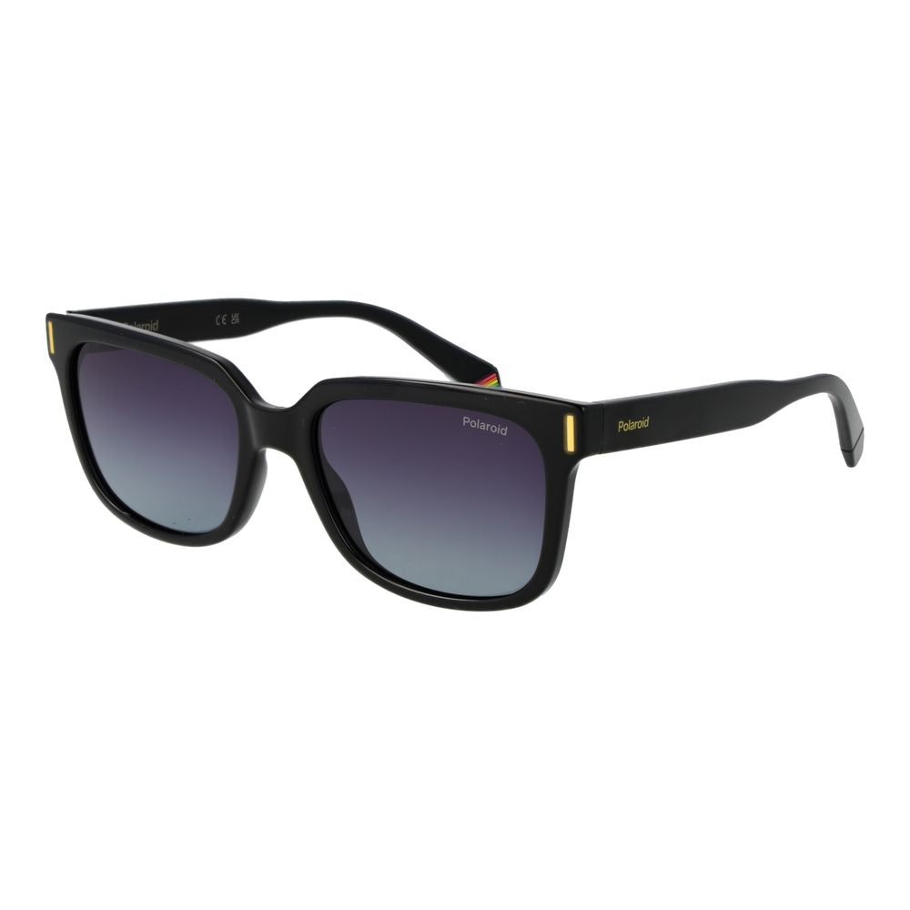 Polaroid Lunettes Polycarbonate, Protection UV, Polarisées Noir Mat