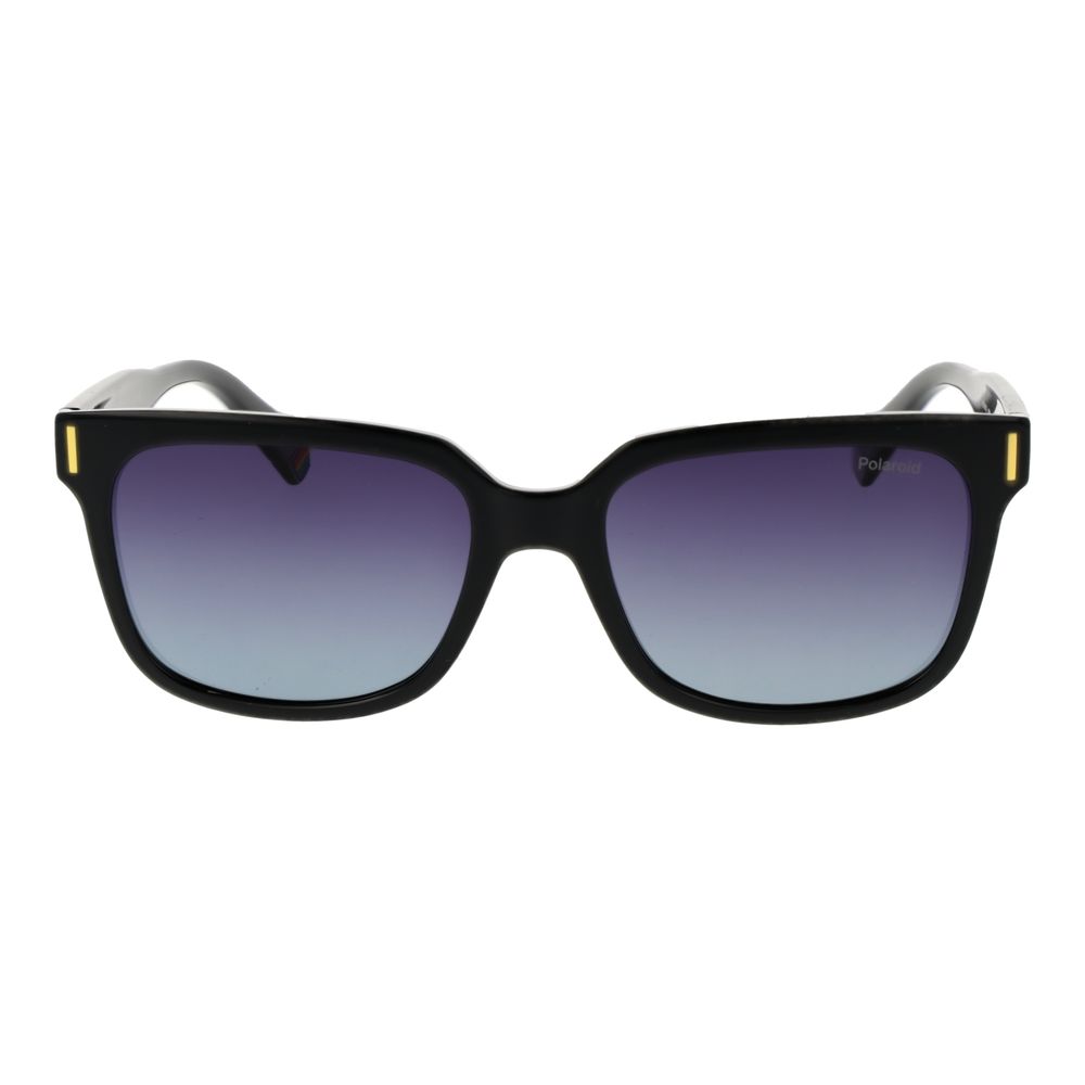 Polaroid Lunettes Polycarbonate, Protection UV, Polarisées Noir Mat