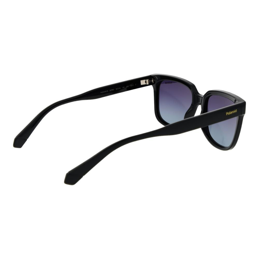 Polaroid Lunettes Polycarbonate, Protection UV, Polarisées Noir Mat