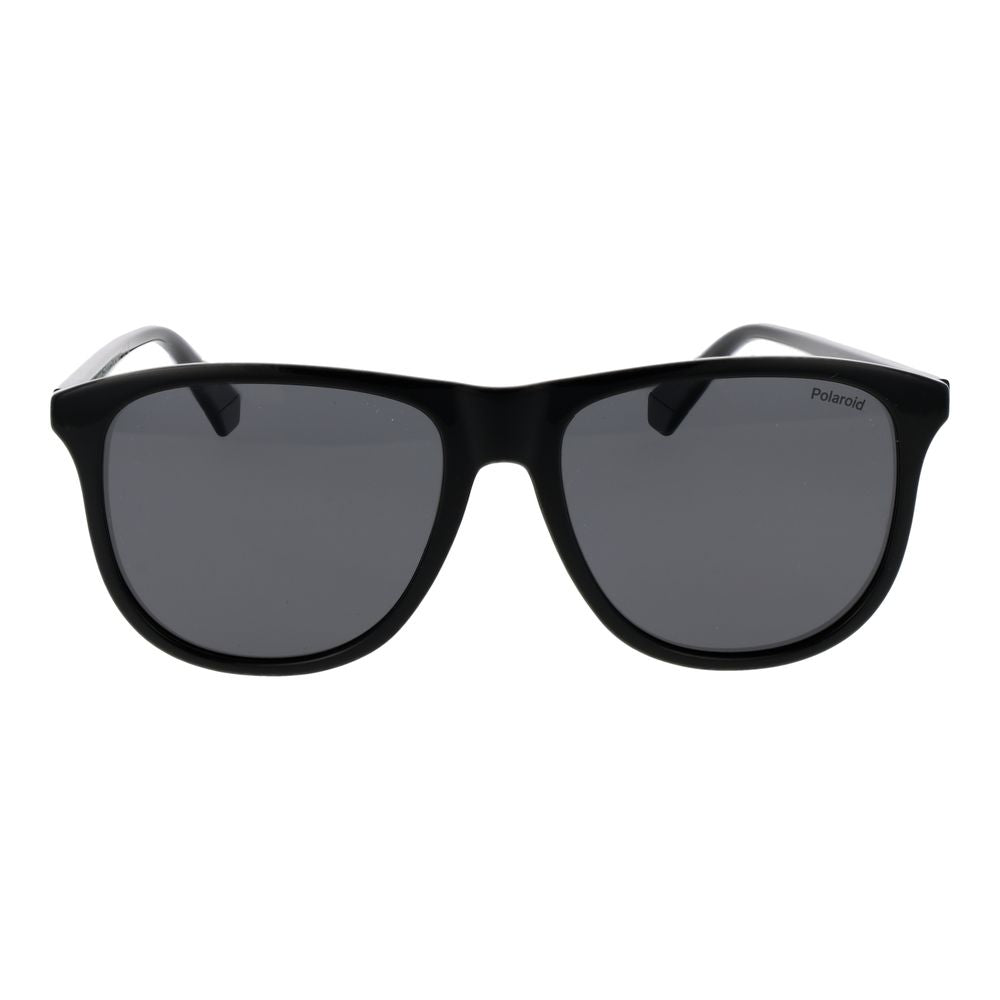 Polaroid Lunettes Soleil Noires, Polycarbonate, Polarisées Homme