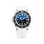 Bobroff Montre Sport Automatique, Cadran Bleu, Bracelet Caoutchouc