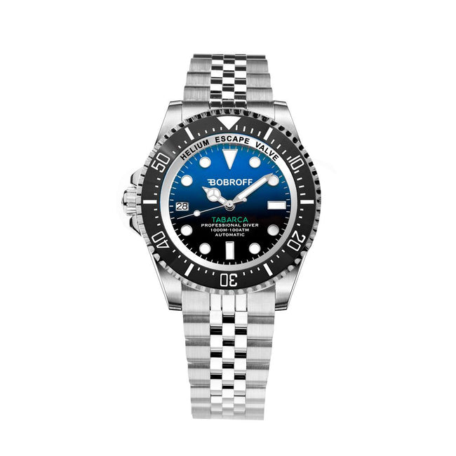 Bobroff Montre Habillé Automatique, Acier Inoxydable, Cadran Bleu - Bobroff | Hollys Men