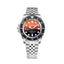 Bobroff Montre Sport Automatique, Acier Inoxydable, Cadran Orange