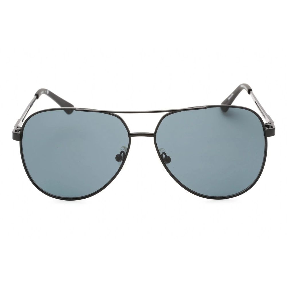 Guess Lunettes Métal Noir, Verres Gris, Design Masculin Premium