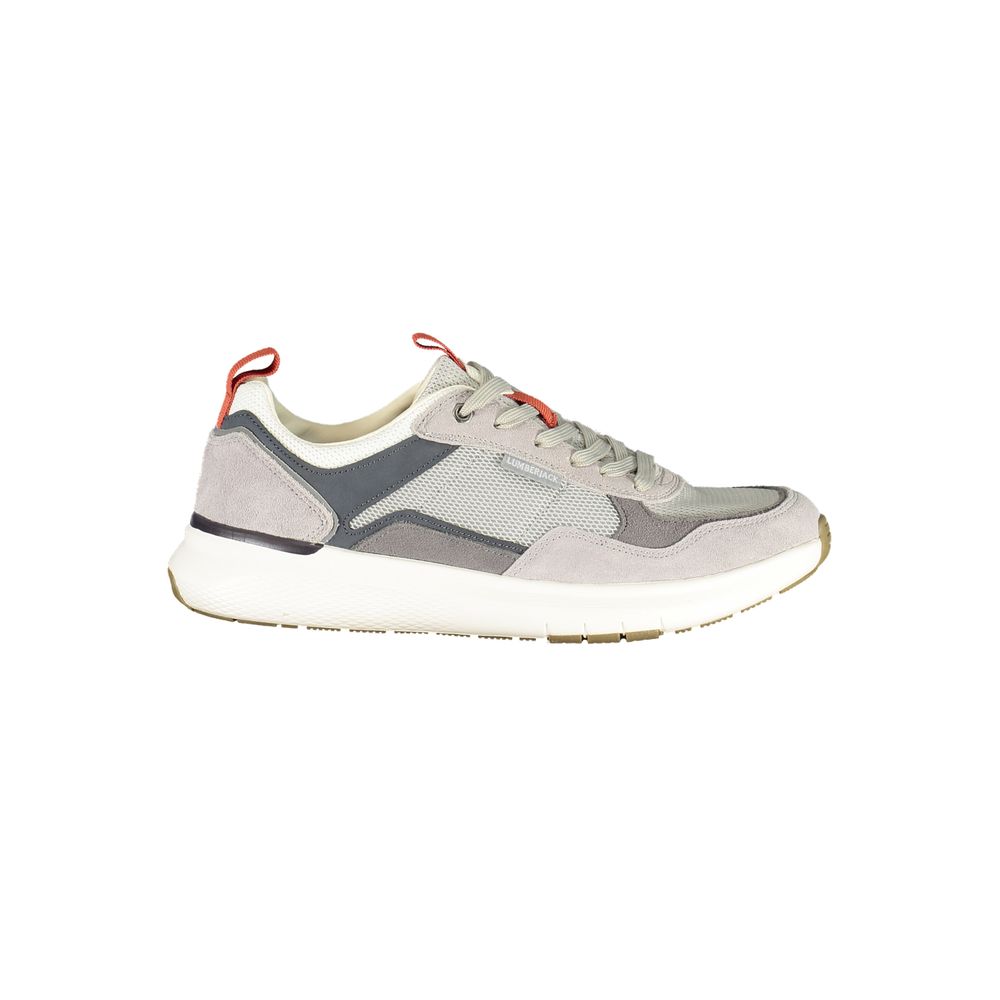 Lumberjack Baskets grises urbaines, détails bleus, semelle amovible