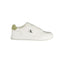 Calvin Klein Baskets blanches, détails verts, semelle amovible