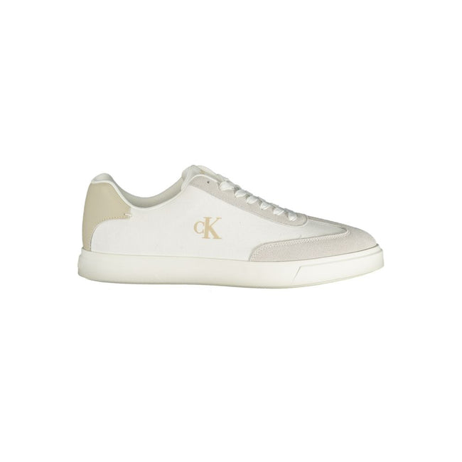 Calvin Klein Baskets Blanc, Détails Contrastés, Matériaux Recyclés - Calvin Klein | Hollys Men