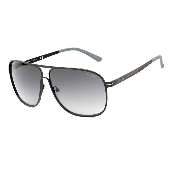 Guess Lunettes Solaires Métal Noir, Verres Dégradés Gris - Guess | Hollys Men