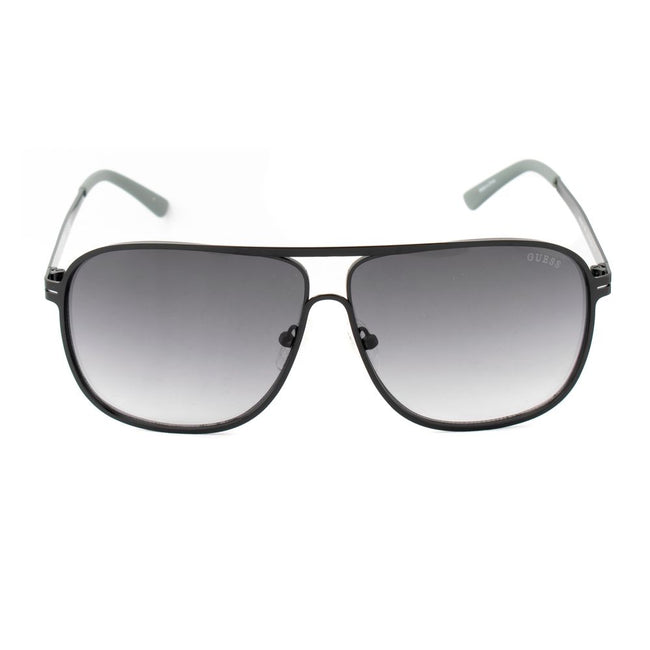 Guess Lunettes Solaires Métal Noir, Verres Dégradés Gris - Guess | Hollys Men