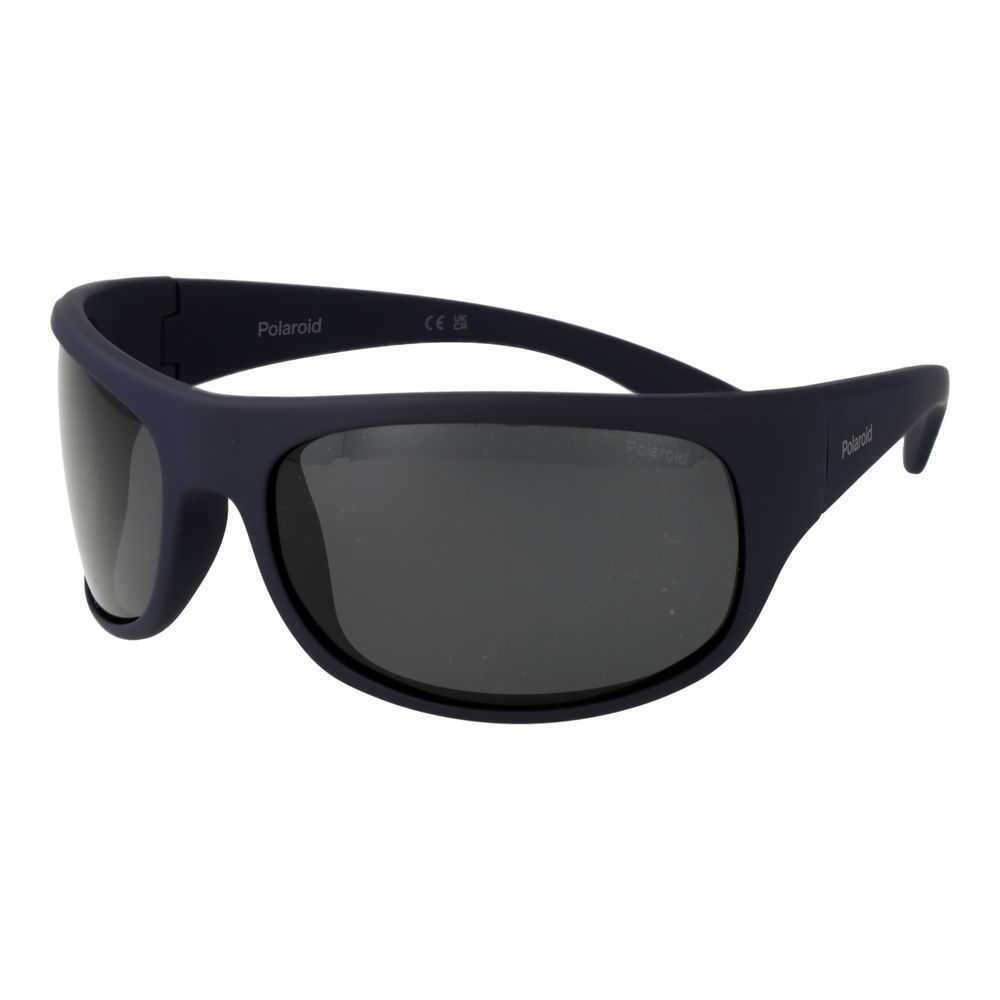 Polaroid Lunettes de Soleil Bleues, Plastique, Polarisées Unisexe