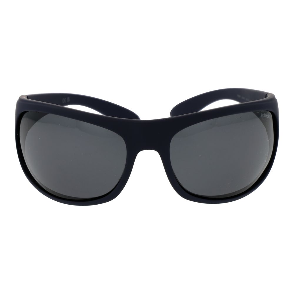 Polaroid Lunettes de Soleil Bleues, Plastique, Polarisées Unisexe