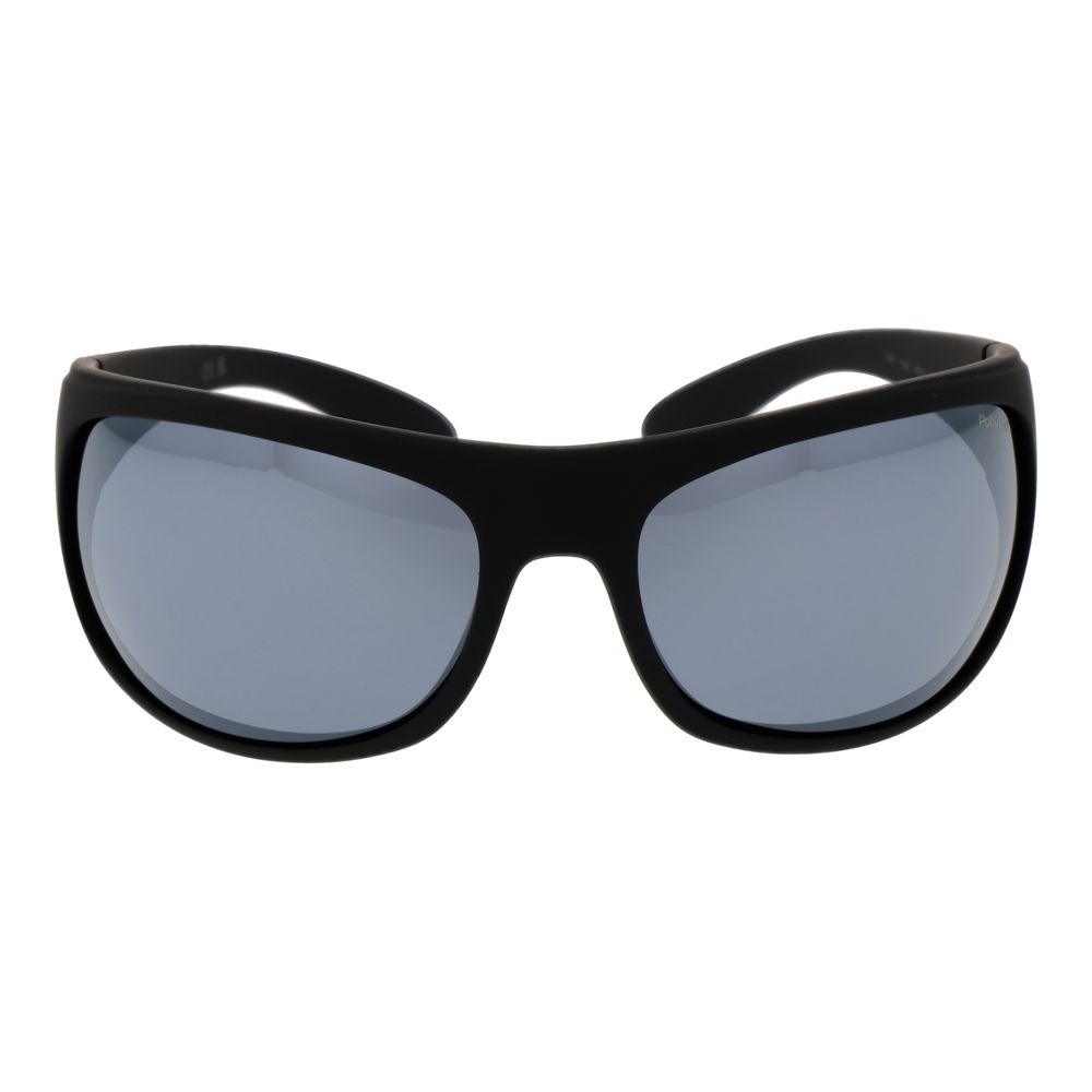 Polaroid Lunette noire, plastique, verres polarisés miroir