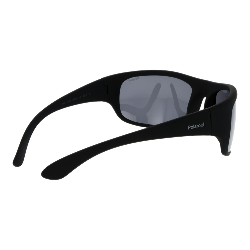 Polaroid Lunette noire, plastique, verres polarisés miroir