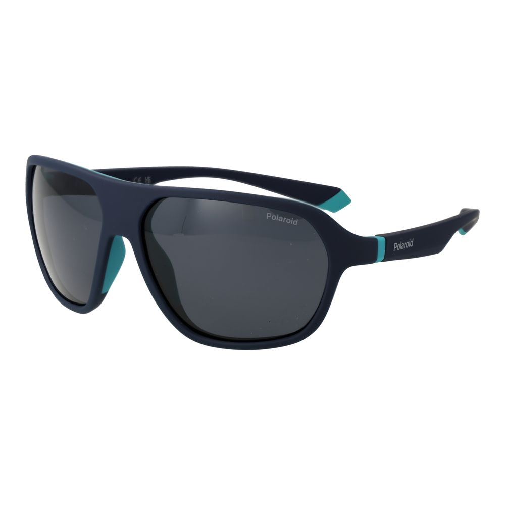Polaroid Lunettes Soleil Bleues, Polarisées, Unisexe Protection UV