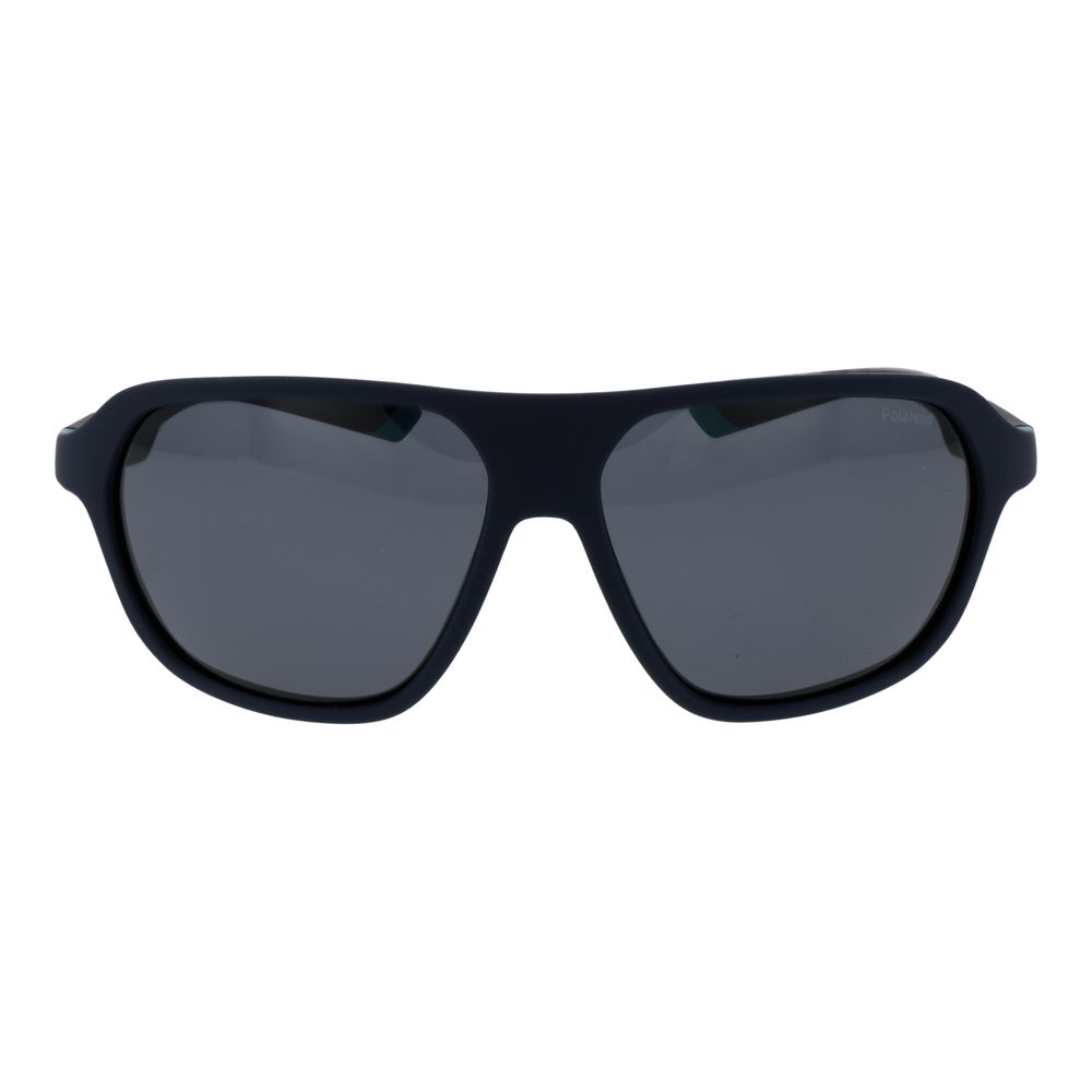 Polaroid Lunettes Soleil Bleues, Polarisées, Unisexe Protection UV